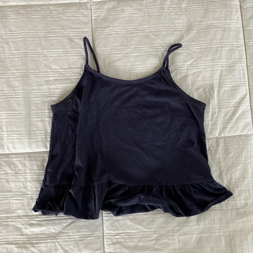 Vintage Stockholm style ruffle top
